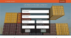 Desktop Screenshot of gpstoragecontainers.com